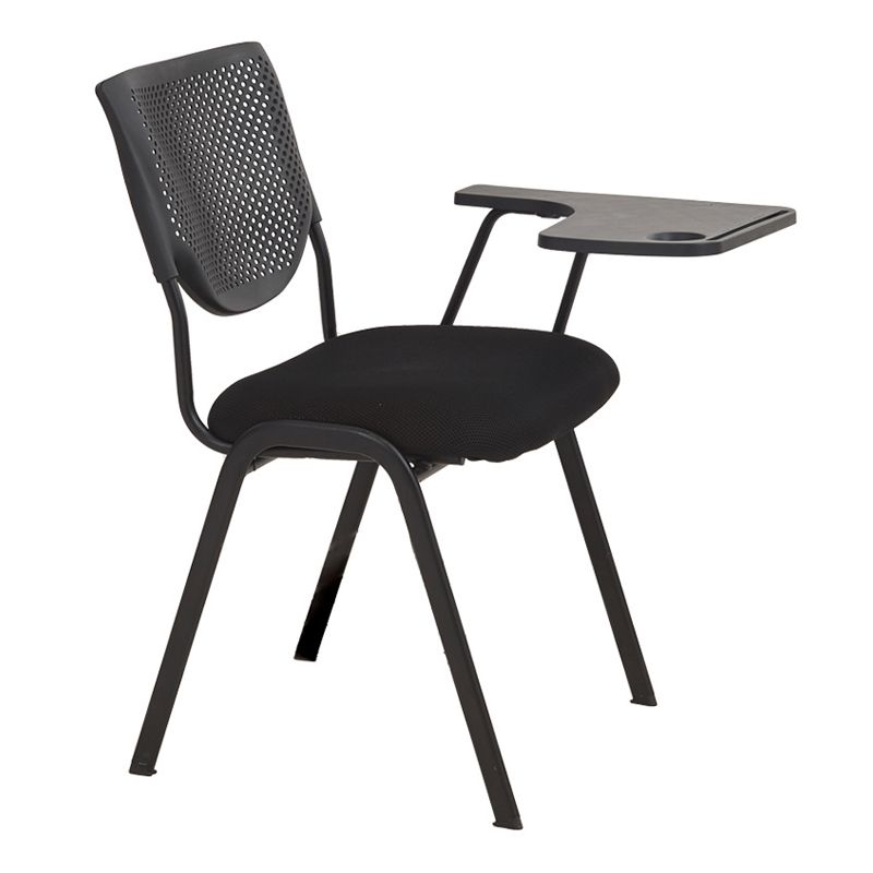 Armless Mid Back Vinyl Office Chair Modern Black Back Conference Chair Clearhalo 'furn' 'furn_office_chair' 'Furniture' 'Office Chairs' 'Office Furniture' 'office_chair' 1200x1200_64f7ff62-9e3b-4bb9-b17f-57405528d65d