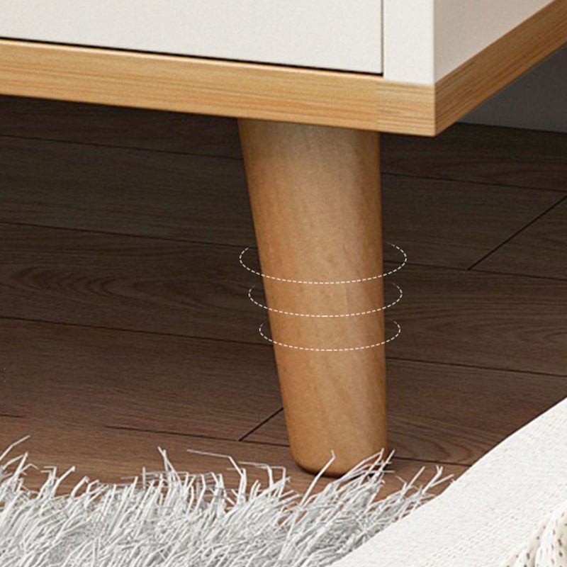 Wooden Accent Cabinet Grooves Handle Design Storage Cabinet with Drawer Clearhalo 'Cabinets & Chests' 'cabinets_chests' 'furn' 'furn_cabinets_chests' 'Furniture' 'Living Room Furniture' 1200x1200_64fbe288-3886-4e7e-a6c9-e93e82c5a1d7