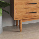 Sideboard in legno a buffet a buffet in stile moderno con armadi e cassetti