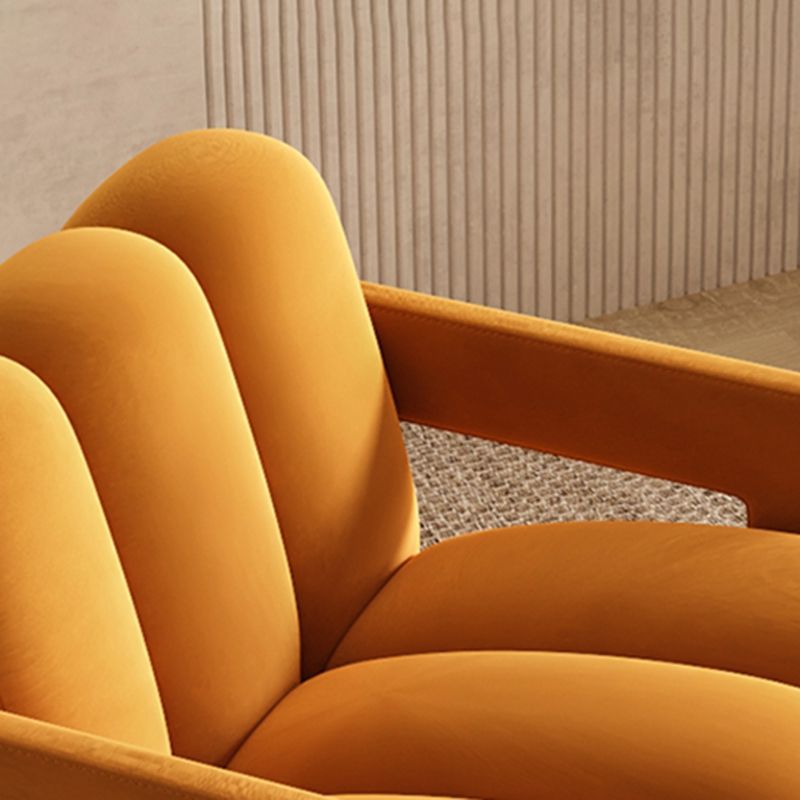 Scandinavian Arms Included Lounge Chair Solid Color Living Room Armchair Clearhalo 'Accent Chairs' 'accent_chairs' 'Chairs & Seating' 'furn' 'furn_accent_chairs' 'Furniture' 'Living Room Furniture' 1200x1200_64fe1877-cdd9-4f41-a512-d491ac079881