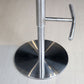 Modern Style Rotatable Backrest Counter High Stool with Leather Cushion