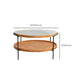 32" Wide Tropical Coffee Table Glass Storage Coffee Cocktail Table Clearhalo 'Coffee & Accent Tables' 'Coffee Tables' 'coffee_tables' 'furn' 'furn_coffee_tables' 'Furniture' 'Living Room Furniture' 1200x1200_6500ce47-9d26-4b77-b55c-7b6ef4479def