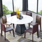 Modern Indoor-Outdoor Dining Room Chairs Dining Armless Leather Chairs (Set of 2) Clearhalo ' kitchen&dining_furn' 'Dining Chairs' 'Dining Tables & Seating' 'dining_chair' 'furn' 'furn_dining_chair' 'Furniture' 'furniture_dining_chair' 'Kitchen & Dining Furniture' 'kitchen' 1200x1200_650112cc-3f9e-437c-a74a-82ba1fda114c