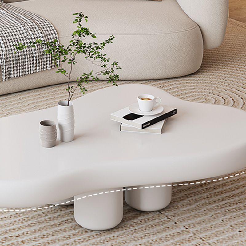 Contemporary Corner Table Wood White 4 Legs Accent Side Table Clearhalo 'Coffee & Accent Tables' 'End & Side Tables' 'end_side_tables' 'furn' 'furn_end_side_tables' 'Furniture' 'Living Room Furniture' 1200x1200_650223c4-26ca-43c7-aba3-545ae06c43da