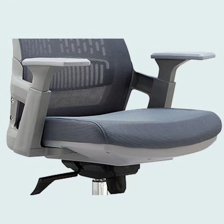 Sedia moderna con braccioli inclusi, sedia girevole, sedia da lavoro ergonomica con schienale alto
