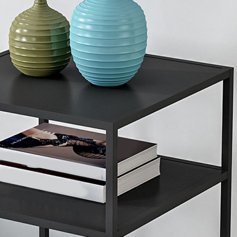 17,71 "tavolo da notte alto 2-scaffali in metallo cabidiere industriale