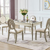 Traditional Luxury Dining Table Rectangle Solid Wood Dining Table with 4 Legs Clearhalo ' dining_table' 'Dining Tables & Seating' 'Dining Tables' 'furn' 'furn_dining_table' 'Furniture' 'furniture_dining_table' 'Kitchen & Dining Furniture' 'kitchen&dining_furn' 'kitchen' 'kitchen_dining_table' 1200x1200_65056c0d-0883-41a4-88e9-32398c3bc1a7
