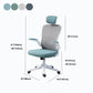High / Mid Back Bureau stoel Gray Mesh Desk -stoel met wielen