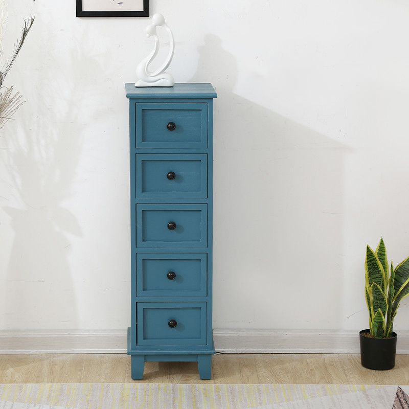 12 "W traditionele houtlingerie borst verticale opbergkast met laden