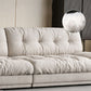 Faux Leather/ Suede Contemporary Tufted Split-Back Settee Sofa Clearhalo 'furn' 'furn_sofas' 'Furniture' 'Living Room Furniture' 'Sofa' 'sofas' 1200x1200_6508f6df-2dad-43b1-b1b3-3945eefd72b8