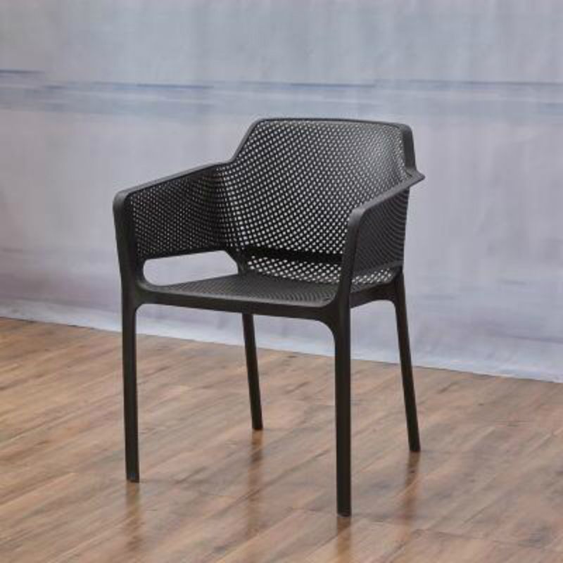 Scandinavian Plastic Dining Arm Chairs Stackable Indoor Dining Armchairs Clearhalo ' kitchen&dining_furn' 'Dining Chairs' 'Dining Tables & Seating' 'dining_chair' 'furn' 'furn_dining_chair' 'Furniture' 'furniture_dining_chair' 'Kitchen & Dining Furniture' 'kitchen' 1200x1200_6509bde9-fafa-46c5-8f7a-3c7655699c00