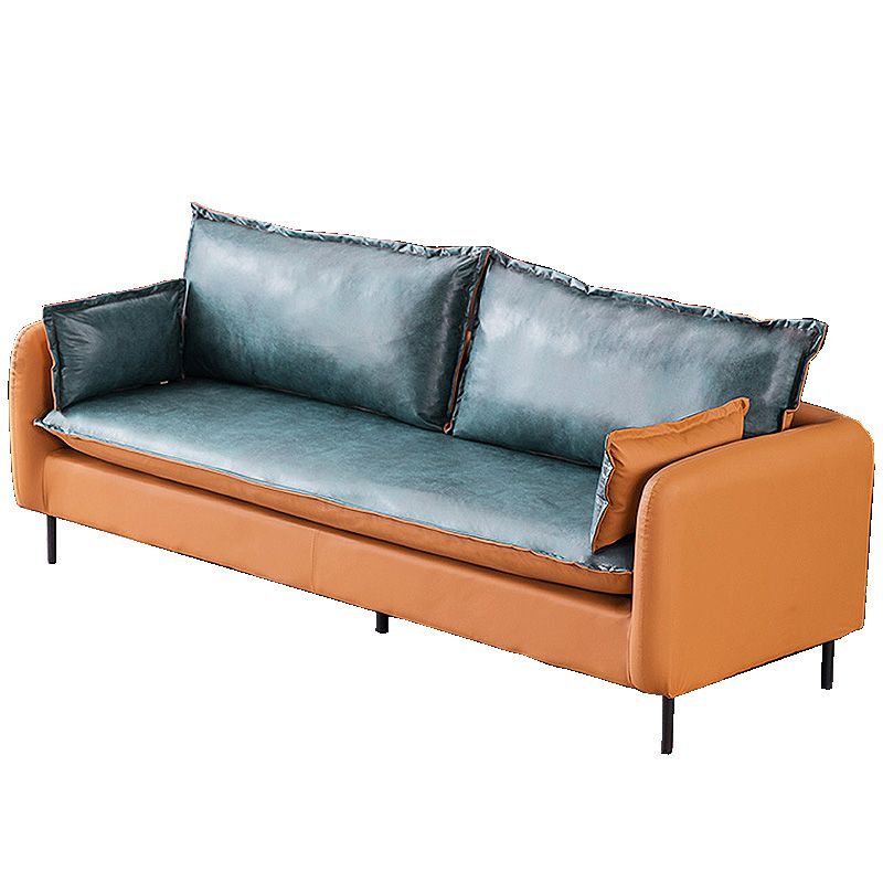 Standard Square Arm Sofa Set Contemporary Stain Resistant Sofa Couch with Pillows Clearhalo 'furn' 'furn_sofas' 'Furniture' 'Living Room Furniture' 'Sofa' 'sofas' 1200x1200_650a41b3-e1d6-487e-9946-e8ec4de3d0eb