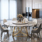 Traditional Luxury Dining Table Round Dining Table for Dinner Room Clearhalo 'Dining Tables & Seating' 'Dining Tables' 'dining_table' 'furn' 'furn_dining_table' 'Furniture' 'Kitchen & Dining Furniture' 1200x1200_650a49f2-9255-4314-a95e-d78fda56dfb2