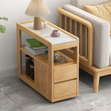 27,6 "W x 11,8" d x 24,4 "tabella di diapositiva H -finangolare tabella rettangolare tavolo angolare