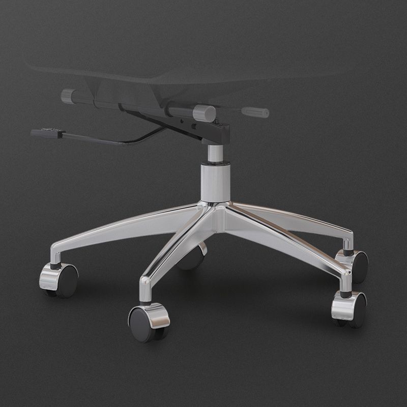 Chaise de gestion pivotante contemporaine chaise de bureau marron en cuir en cuir en cuir