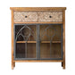 Solid Wood Curio Cabinet Traditional Glass Doors Display Stand Clearhalo 'Display & China Cabinets' 'display_china_cabinets' 'furn' 'furn_display_china_cabinets' 'Furniture' 'Kitchen & Dining Furniture' 1200x1200_650c2ce0-f475-4858-99c8-42c457991280