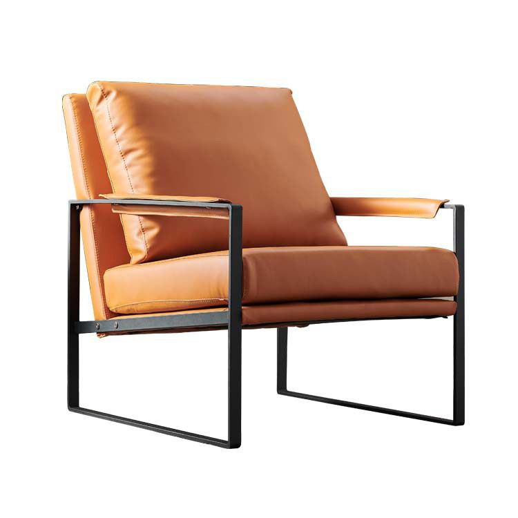 Solid Color Mid-century Modern Armchair Sled Arm Chair for Living Room Clearhalo 'Accent Chairs' 'accent_chairs' 'Chairs & Seating' 'furn' 'furn_accent_chairs' 'Furniture' 'Living Room Furniture' 1200x1200_650dfbbd-5b6f-4364-894e-71dd4fc0d42a