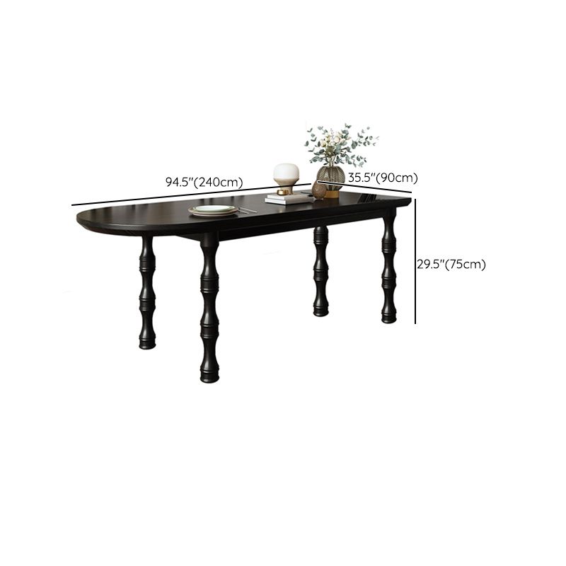 Modern Simple Dining Table Solid Wood Base Dinner Table for Living Room Clearhalo 'Dining Tables & Seating' 'Dining Tables' 'dining_table' 'furn' 'furn_dining_table' 'Furniture' 'Kitchen & Dining Furniture' 1200x1200_650f7a4f-4910-41f9-9f77-b74108dd1c4a