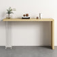 Contemporary Wooden Console Accent Table with Acrylic Bracket for Hall
