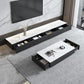 Contemporary Stone TV Stand White & Black TV Media Console with Drawers for Living Room Clearhalo 'furn' 'furn_tv_stands_entertainment_centers' 'Furniture' 'Living Room Furniture' 'TV Stands & Entertainment Centers' 'TV Stands & Media Storage Furniture' 'tv_stands_entertainment_centers' 1200x1200_65130f24-f1c6-454e-8085-d09b3c4e4a5c