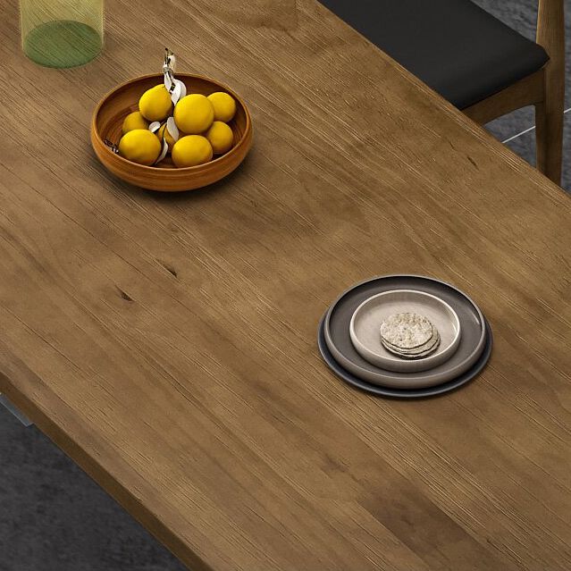 Modern Rectangle Dinette Set 1/4/5 Pieces Brown Pine Wood Dining Table Set Clearhalo 'Dining Room Sets' 'Dining Tables & Seating' 'dining_room_set' 'furn' 'furn_dining_room_set' 'Furniture' 'furniture_dining_room_set' 'Kitchen & Dining Furniture' 1200x1200_65148a4d-7654-40f9-b88c-80db952106ce