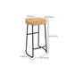 Solid Wood Dining Stool Contemporary Bar Stools with Footrest Clearhalo 'Bar Furniture' 'Bar Stools' 'bar_stools' 'furn' 'furn_bar_stools' 'Furniture' 'Kitchen & Dining Furniture' 1200x1200_651a444e-36ce-4f46-8adc-6dd6093c0f8b