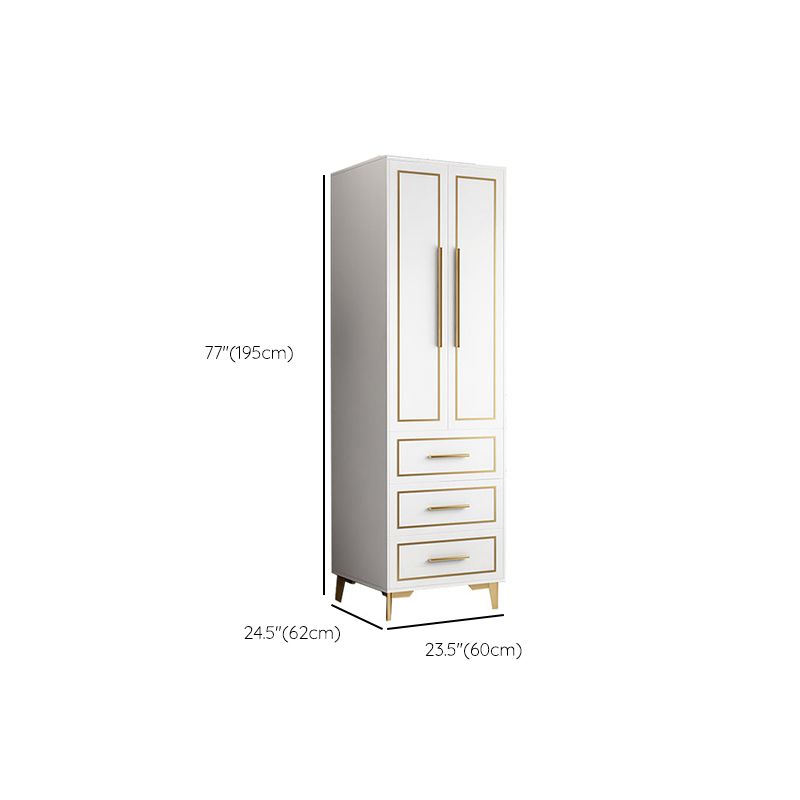 Contemporary Wardrobe Closet with Legs Wooden Wardrobe Armoire Clearhalo 'Armoires & Wardrobes' 'armoires_wardrobes' 'Bedroom Furniture' 'furn' 'furn_armoires_wardrobes' 'Furniture' 1200x1200_651a7563-865b-4ee6-8919-c5bd6c095734