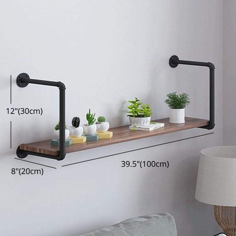 7.87"W Bookshelf Solid Wood Industrial Style Wall Mounted Bookcase for Home Office Clearhalo 'Bookcases' 'furn' 'furn_bookcases' 'Furniture' 'furniture_bookcases' 'kitchen' 'kitchen_bookcases' 'Living Room Furniture' 'Office Furniture' 1200x1200_651b341a-d6fc-4a9c-b091-8cdee2069438