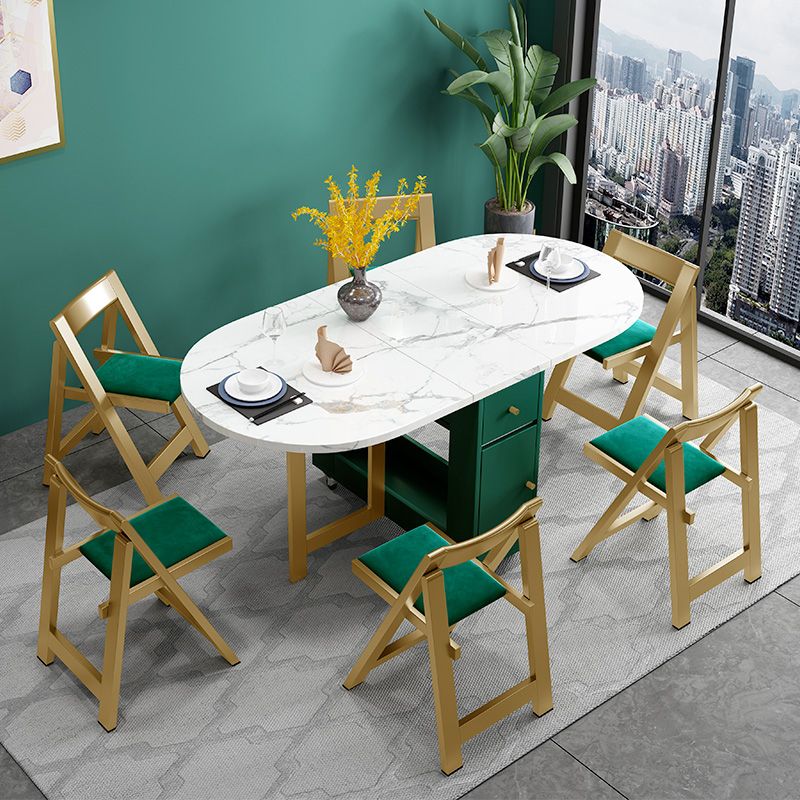 59-inch Oval White Dining Table Simplicity Extendable Table for Dining Room Clearhalo ' dining_table' 'Dining Tables & Seating' 'Dining Tables' 'furn' 'furn_dining_table' 'Furniture' 'furniture_dining_table' 'Kitchen & Dining Furniture' 'kitchen&dining_furn' 'kitchen' 'kitchen_dining_table' 1200x1200_651bfd86-59e0-4b19-a9ac-5973ea3e09bd