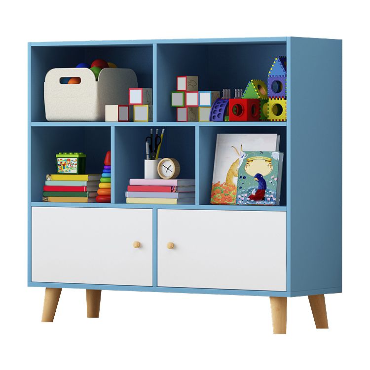 Wooden Shelf Bookcase Closed Back Bookshelf with Doors for Office Clearhalo 'Bookcases' 'furn' 'furn_bookcases' 'Furniture' 'furniture_bookcases' 'Office Furniture' 1200x1200_651d2029-9fd6-4bd5-b60f-0b4a5124e328