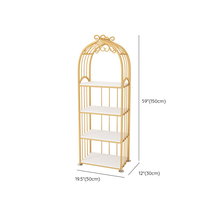 Gold Standard Bücherregal Metal Open Rücken zeitgenössischer Bücherregal
