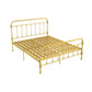 Open-Frame Bed with Spindle Headboard and Metal Legs in Solid Color Clearhalo 'Bedroom Furniture' 'Beds' 'furn' 'furn_beds' 'Furniture' 1200x1200_651e4240-73f2-40a9-a5cb-52cc836139ef