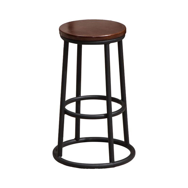 Modern Style Iron Bar Stool With Footrest Game Hall Bar Stool 30-inches Clearhalo 'Bar Furniture' 'Bar Stools' 'bar_stools' 'furn' 'furn_bar_stools' 'Furniture' 'furniture_bar_stools' 'Kitchen & Dining Furniture' 1200x1200_651e951d-31cb-4f05-9dfb-6b2b1872d58e