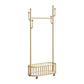 Glam Metallic Coat Hanger Pure Color Hooks Design Free Standing Coat Rack Clearhalo 'Entry & Mudroom Furniture' 'furn' 'furn_hall_tree_coat_racks' 'Furniture' 'Hall Trees & Coat Racks' 'hall_tree_coat_racks' 1200x1200_651fde6c-1d87-4a13-a5ee-b1f1513c3f8b