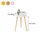3 Legs End Table Natural/ White/ Yellow Round Wood Side End Table Clearhalo 'Coffee & Accent Tables' 'End & Side Tables' 'end_side_table' 'end_side_tables' 'furn' 'furn_end_side_tables' 'Furniture' 'furniture_end_side_table' 'Living Room Furniture' 1200x1200_6520c157-380d-4c79-be99-5c1b4c3fb3b8