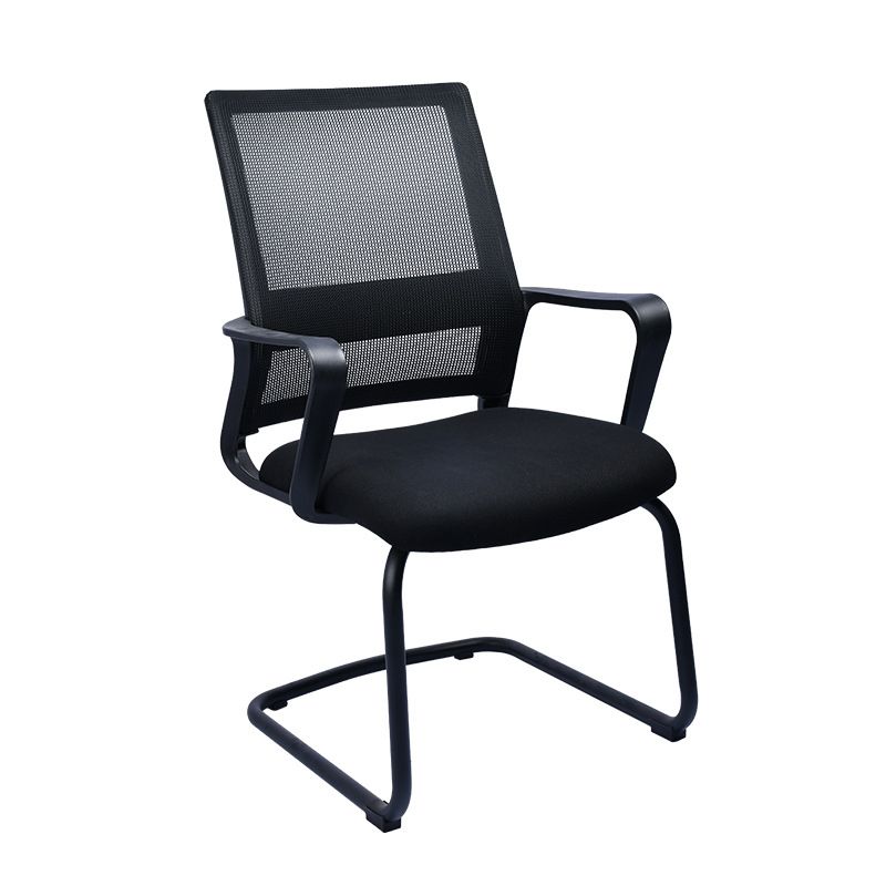 Contemporary Office Chair Fixed Arms Lumbar Support Conference Chair Clearhalo 'furn' 'furn_office_chair' 'Furniture' 'Office Chairs' 'Office Furniture' 'office_chair' 1200x1200_65239d74-6a69-4b63-9ee1-a1d085d75b28