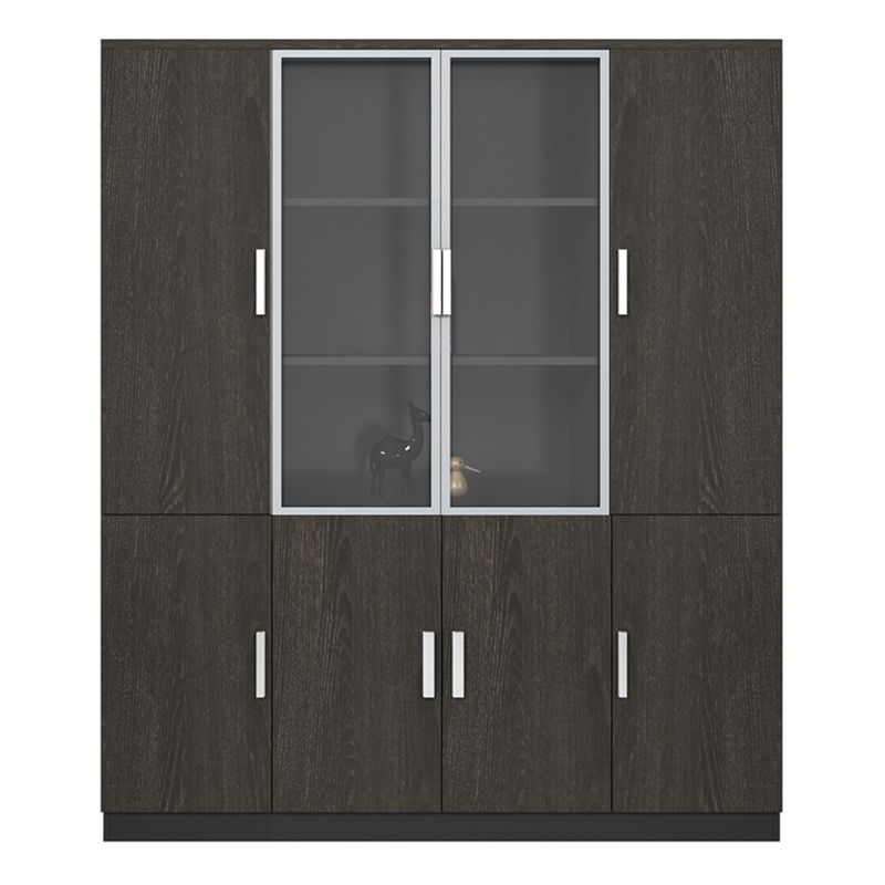 Archivos industriales de la oficina de archivos verticales de marco de madera sólida