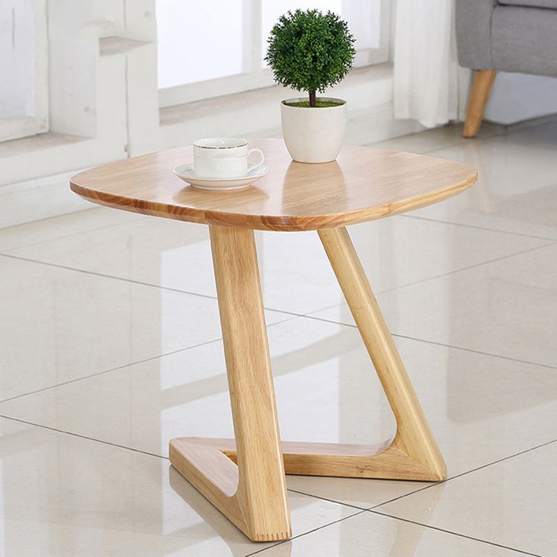 19.69 inch Wide Scandinavian Sofa Side Accent Table Solid Wood Side End Table Clearhalo 'Coffee & Accent Tables' 'End & Side Tables' 'end_side_tables' 'furn' 'furn_end_side_tables' 'Furniture' 'Living Room Furniture' 1200x1200_6524c437-ac36-4f00-b86b-da8cb6e6b3a6