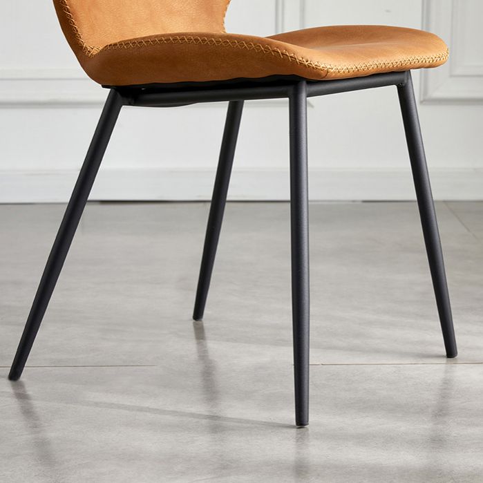 Contemporary Home Upholstered Side Chair Matte Finish Wingback Dining Chair Clearhalo ' kitchen&dining_furn' 'Dining Chairs' 'Dining Tables & Seating' 'dining_chair' 'furn' 'furn_dining_chair' 'Furniture' 'furniture_dining_chair' 'Kitchen & Dining Furniture' 'kitchen' 1200x1200_65265437-5c6a-4606-b7bc-ebd4a07e5752
