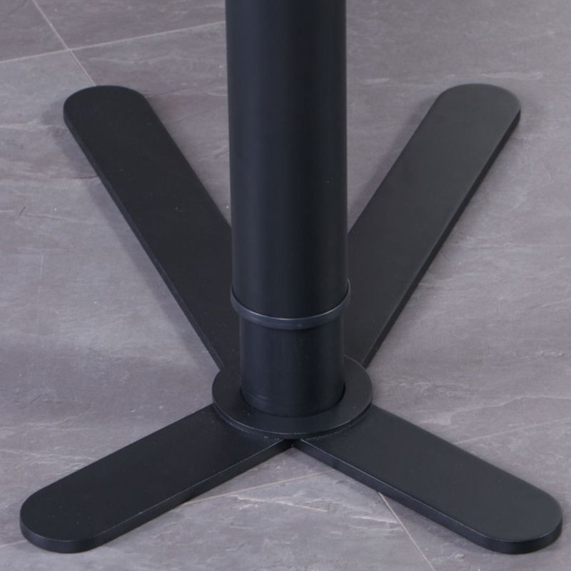 Rectangular Shaped Reversible Laptop Table Wood Writing Desk in Black/White/Natural