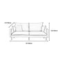 Modern Loose Back Sofa 33.46"High Fabric High Tear Resistance Pillow Top Arm Sofa Clearhalo 'furn' 'furn_sofas' 'Furniture' 'furniture_sofas' 'kitchen' 'kitchen_sofas' 'Living Room Furniture' 'Sofa' 'sofas' 1200x1200_652c9300-0b46-4497-9e4c-9c6c20a8eae4