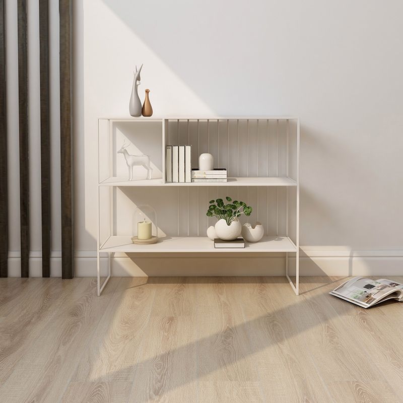 Urban Metal Shelf Bookcase Double Shelving Open Back Book Shelf Clearhalo 'Bookcases' 'furn' 'furn_bookcases' 'Furniture' 'Office Furniture' 1200x1200_652df991-8ade-4206-b325-6f87a41628c3