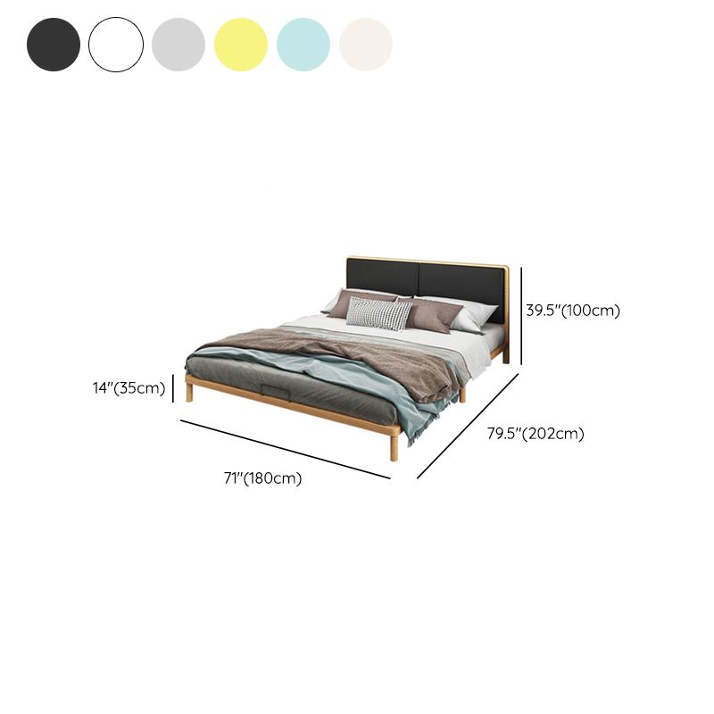 Polsterte Hochmetallbett-Bett-Rahmen minimalistische Drahtnetzplatte Bett