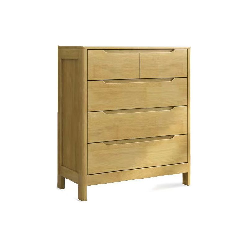 Contemporary Solid Wood Storage Chest Matte Finish Bedroom Dresser Clearhalo 'Bedroom Furniture' 'Dressers & Chests' 'dressers_chests' 'furn' 'furn_dressers_chests' 'Furniture' 1200x1200_6533bd08-3b61-45ef-b0f3-4cdaf754ca71