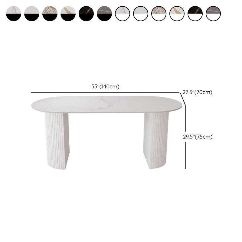 Bureau de bureau contemporain Bureau d'écriture en pierre pour chambre à la maison