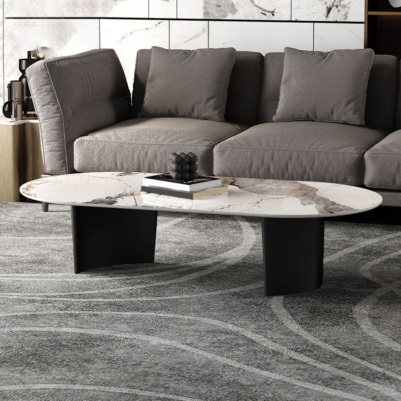 No Distressing Coffee Table Modern 2 Legs Free-Form Single Coffee Table Clearhalo 'Coffee & Accent Tables' 'Coffee Tables' 'coffee_tables' 'furn' 'furn_coffee_tables' 'Furniture' 'Living Room Furniture' 1200x1200_6535a8cd-9fe4-4a31-8ff6-f7a0dfe20f84