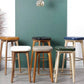 Modern Style Bar-stool PU Leather Counter Bar Stool with Wooden Legs Clearhalo 'Bar Furniture' 'Bar Stools' 'bar_stools' 'furn' 'furn_bar_stools' 'Furniture' 'furniture_bar_stools' 'Kitchen & Dining Furniture' 1200x1200_653a5128-5a69-43be-bea7-32f9e1a7cea5