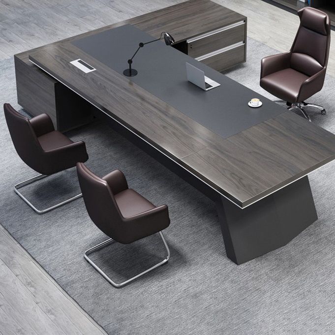 High Back Executive Office Chair Modern Faux Leather Task Chair with Swivel Clearhalo 'furn' 'furn_office_chair' 'Furniture' 'Office Chairs' 'Office Furniture' 'office_chair' 1200x1200_653a665b-0428-417b-8b5b-d6ee748335f8