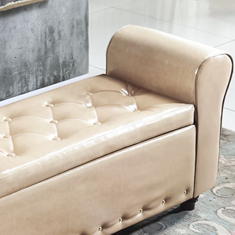 15.7" Wide Mid-Century Modern Entryway and Bedroom Bench Cushioned Bench Clearhalo 'Benches' 'Chairs & Seating' 'furn' 'furn_benches' 'Furniture' 'Living Room Furniture' 1200x1200_653aad89-970f-4e6f-9472-4cb32a2f26c7