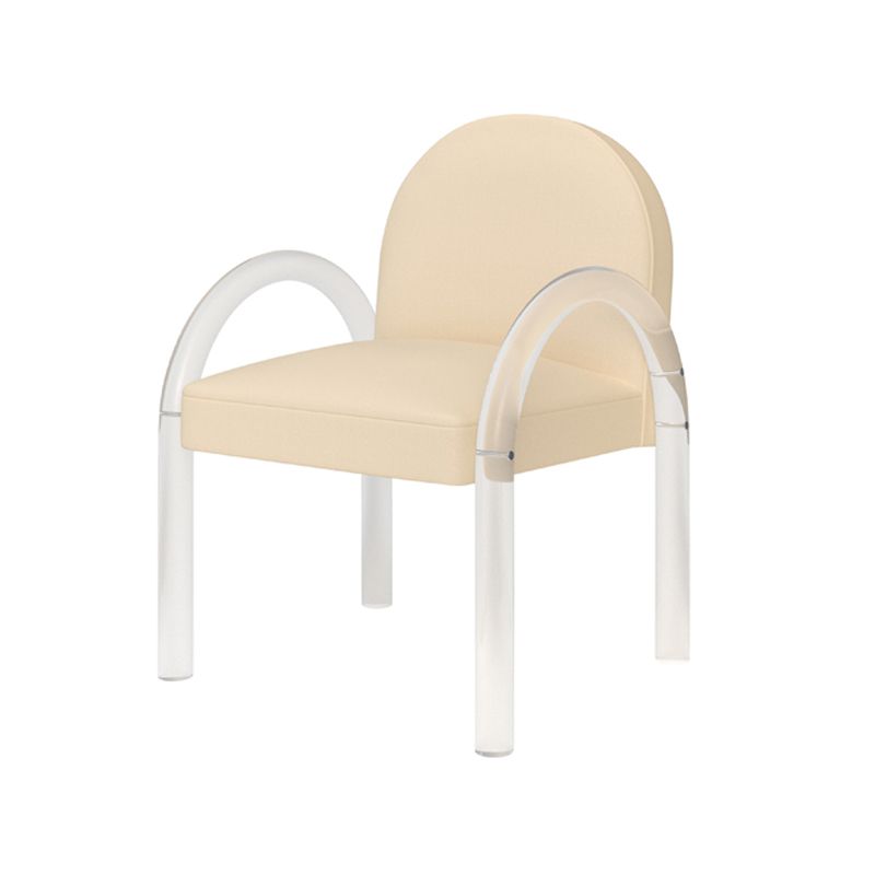 Basique à quatre jambes serrées car dos de couleur de couleur de couleur solide ensemble pour le salon